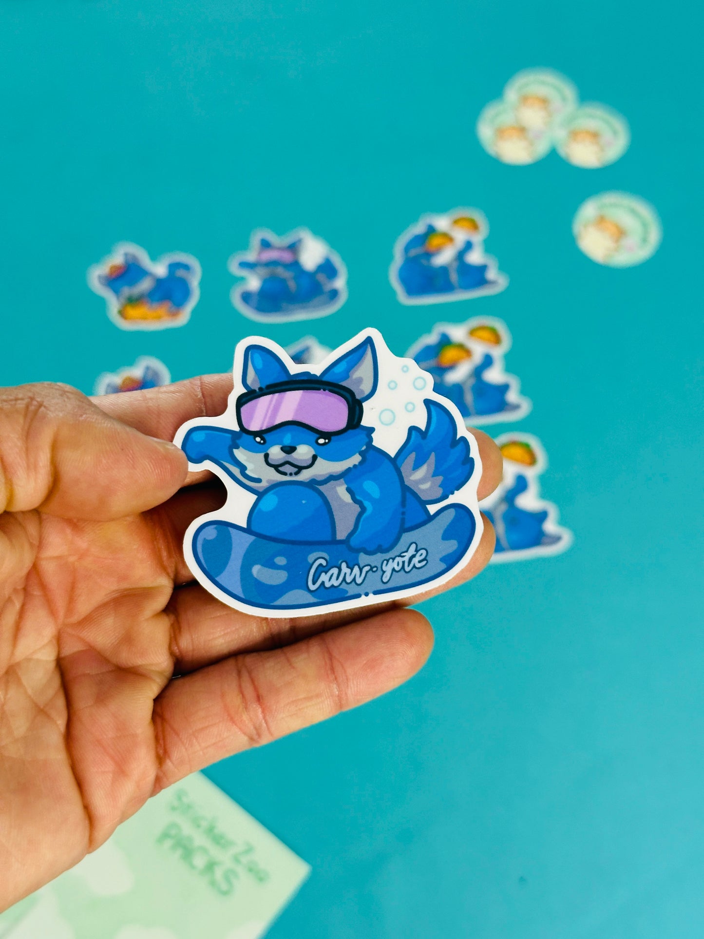 Coyote Stickers inspired by CSU San Bernardino