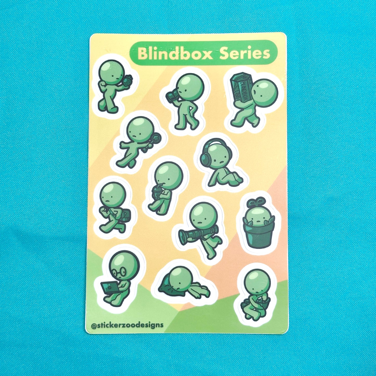 Blindbox Series Sticker Sheet