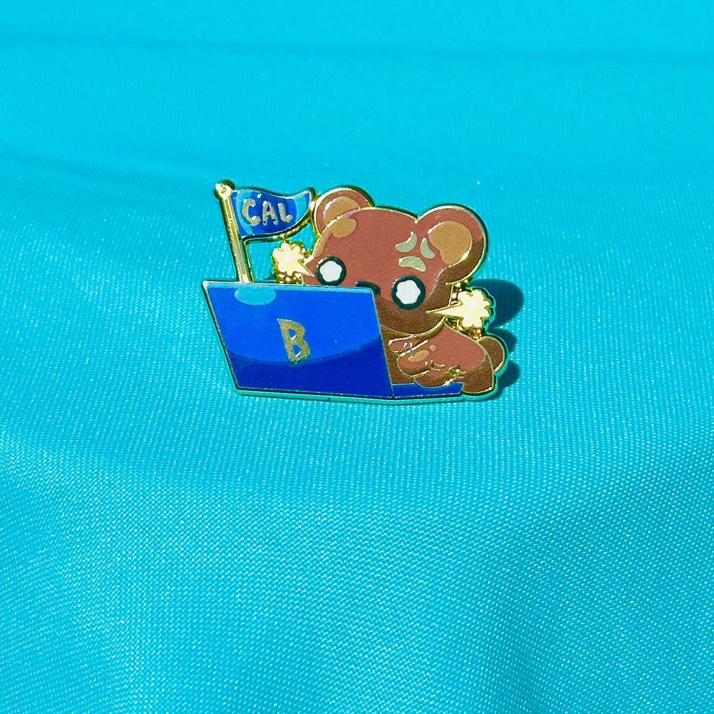 Bear Mashing Laptop based on UC Berkeley Pin