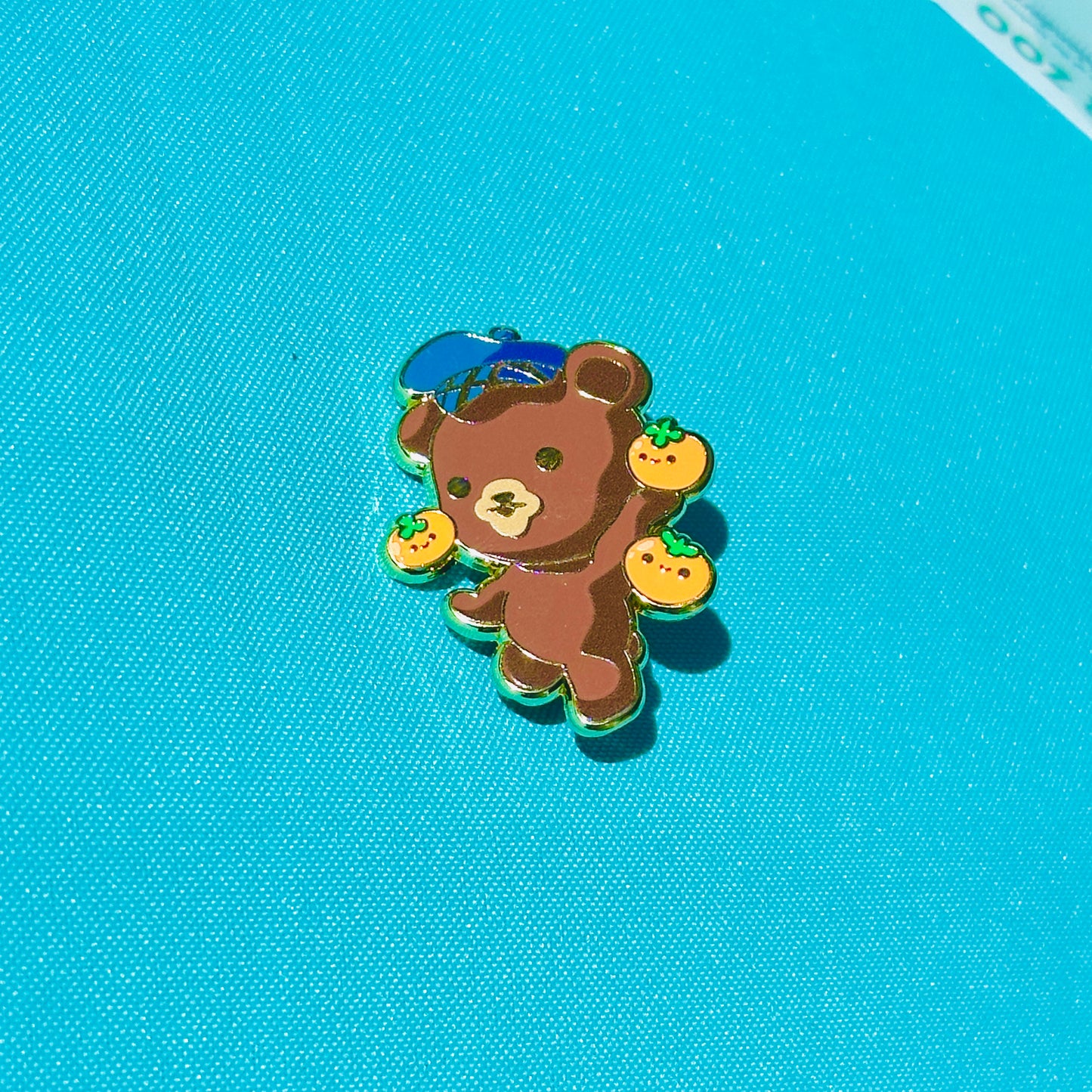 Bear with Oranges based on UC Riverside Pin
