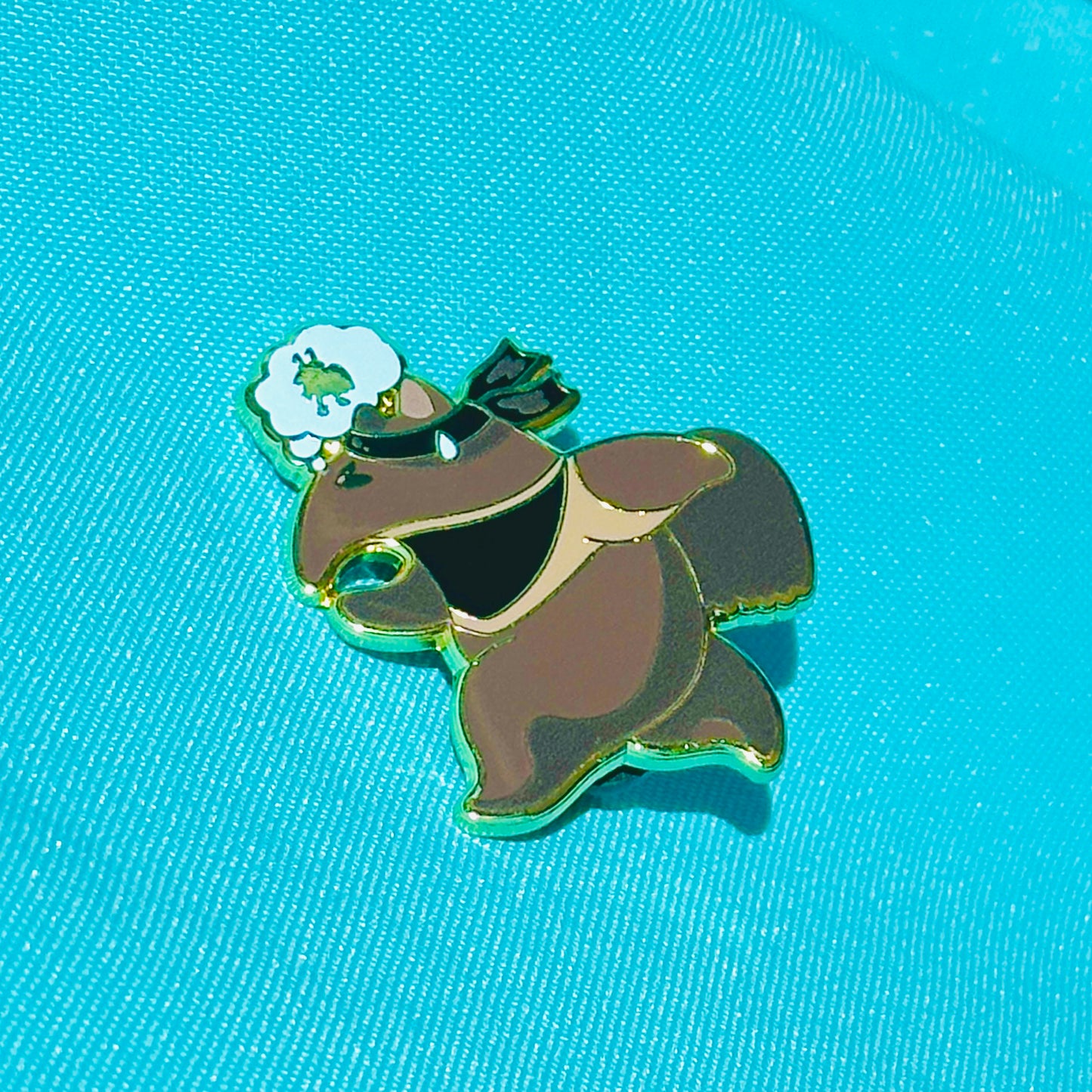 Anteater Running for Stickers based on UC Irvine Pin