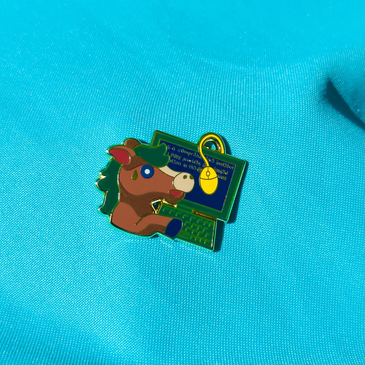 Horse based on Cal Poly SLO Pin