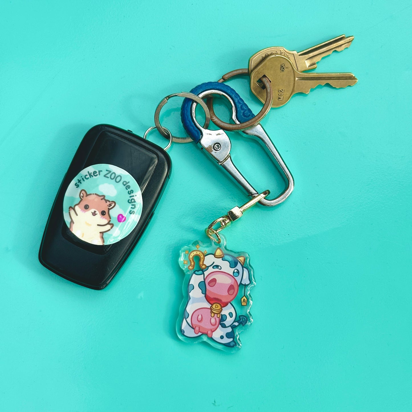 Syllie Keychain (based on Davis Cowtown)