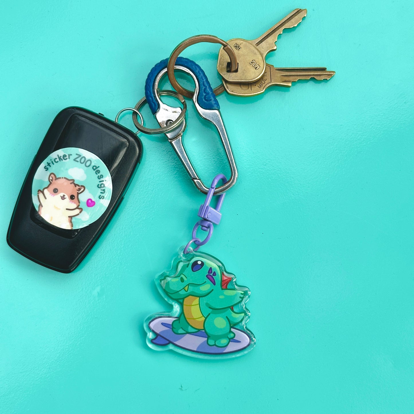 Frannie Keychain (based on SFSU Alligator)