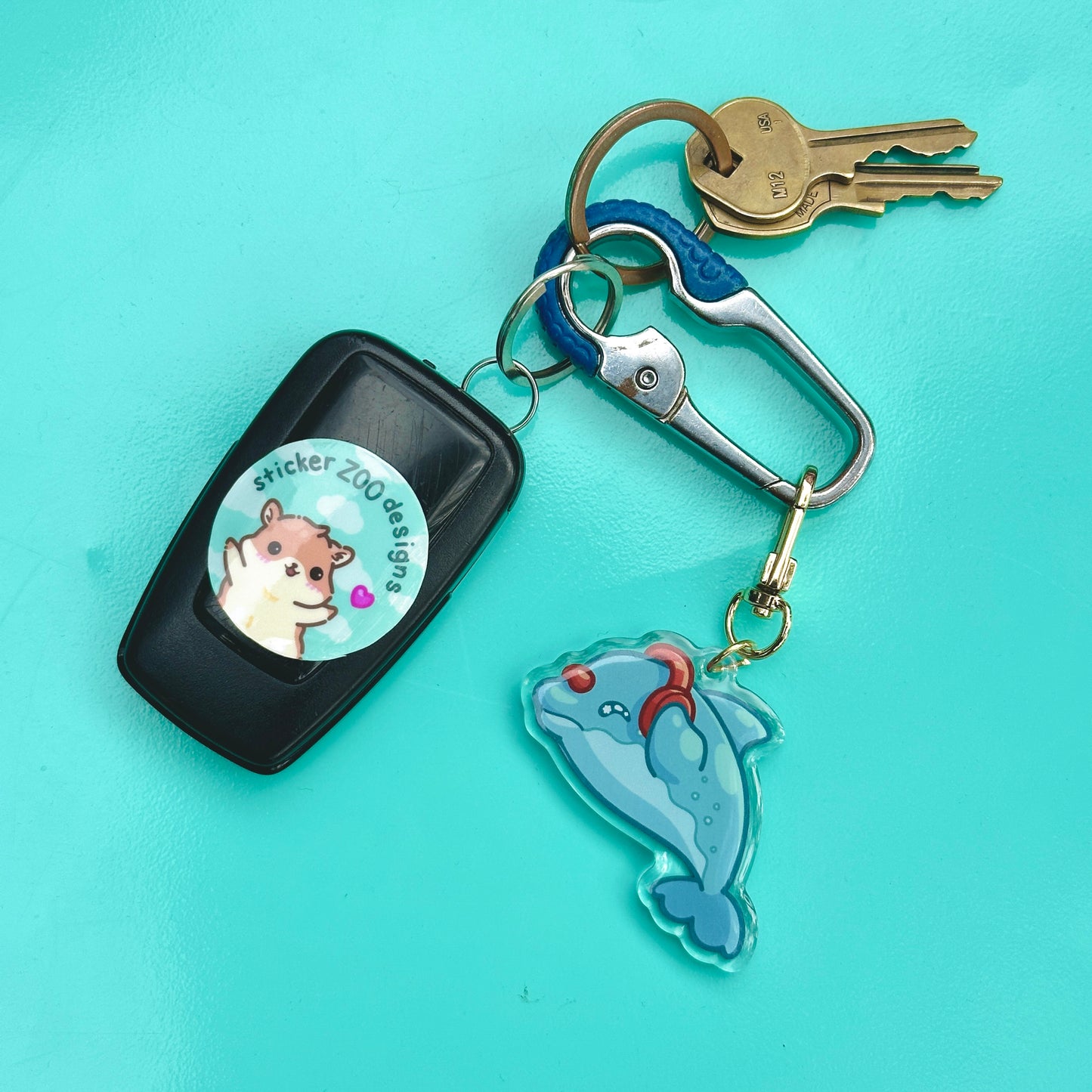 Phinnie Keychain (based on Channel Islands Dolphin)