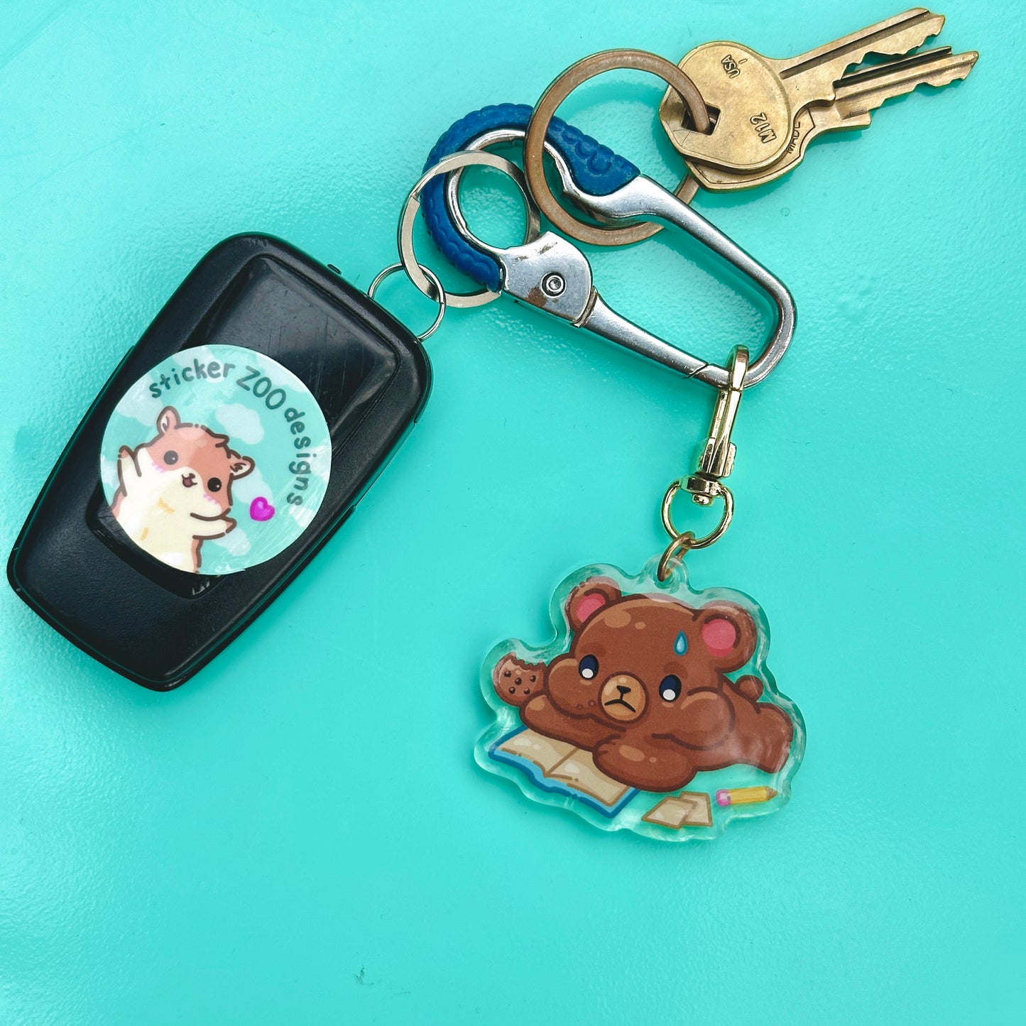 Bear Reading with Cookie (inspired by UCLA)