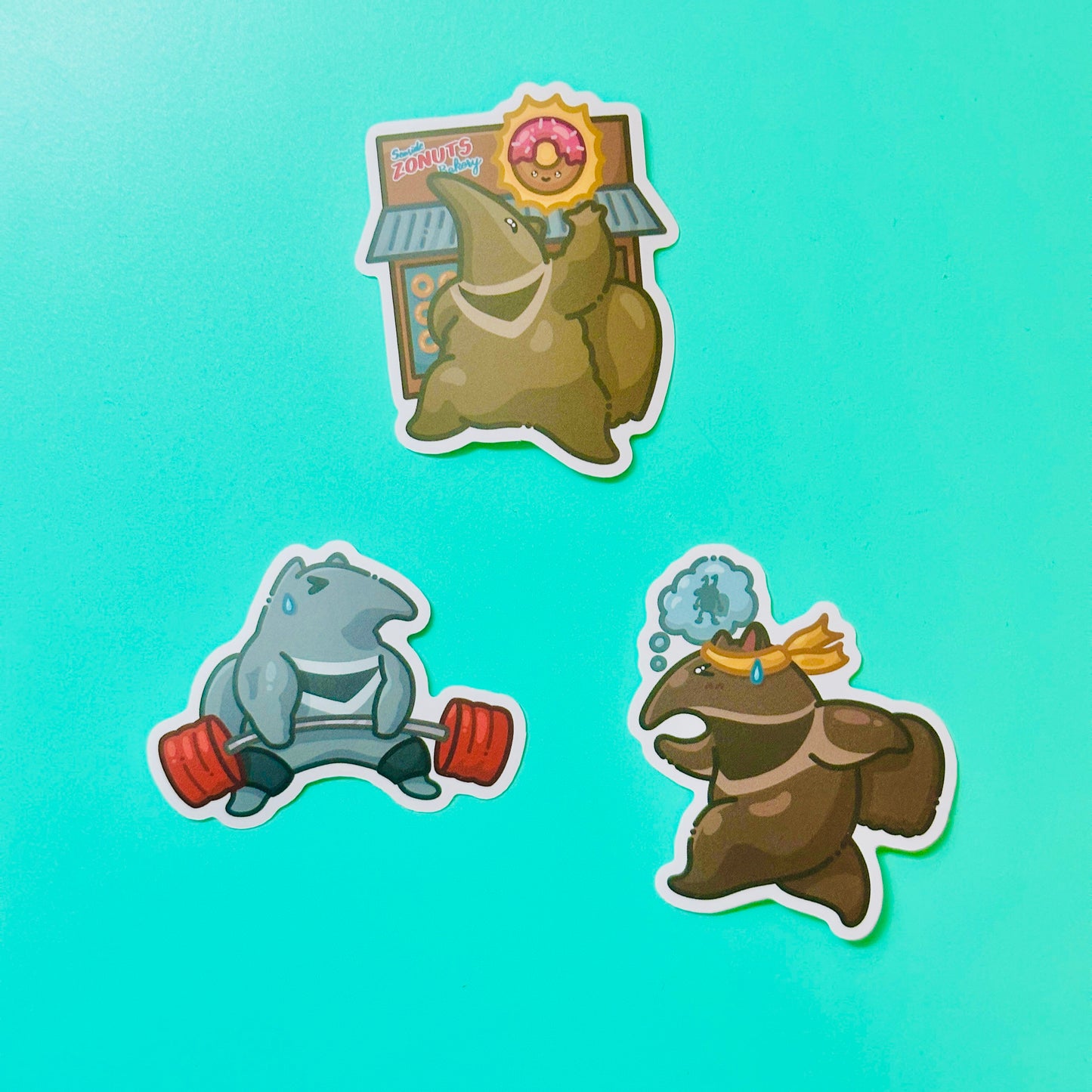 Anteater Stickers inspired by UC Irvine