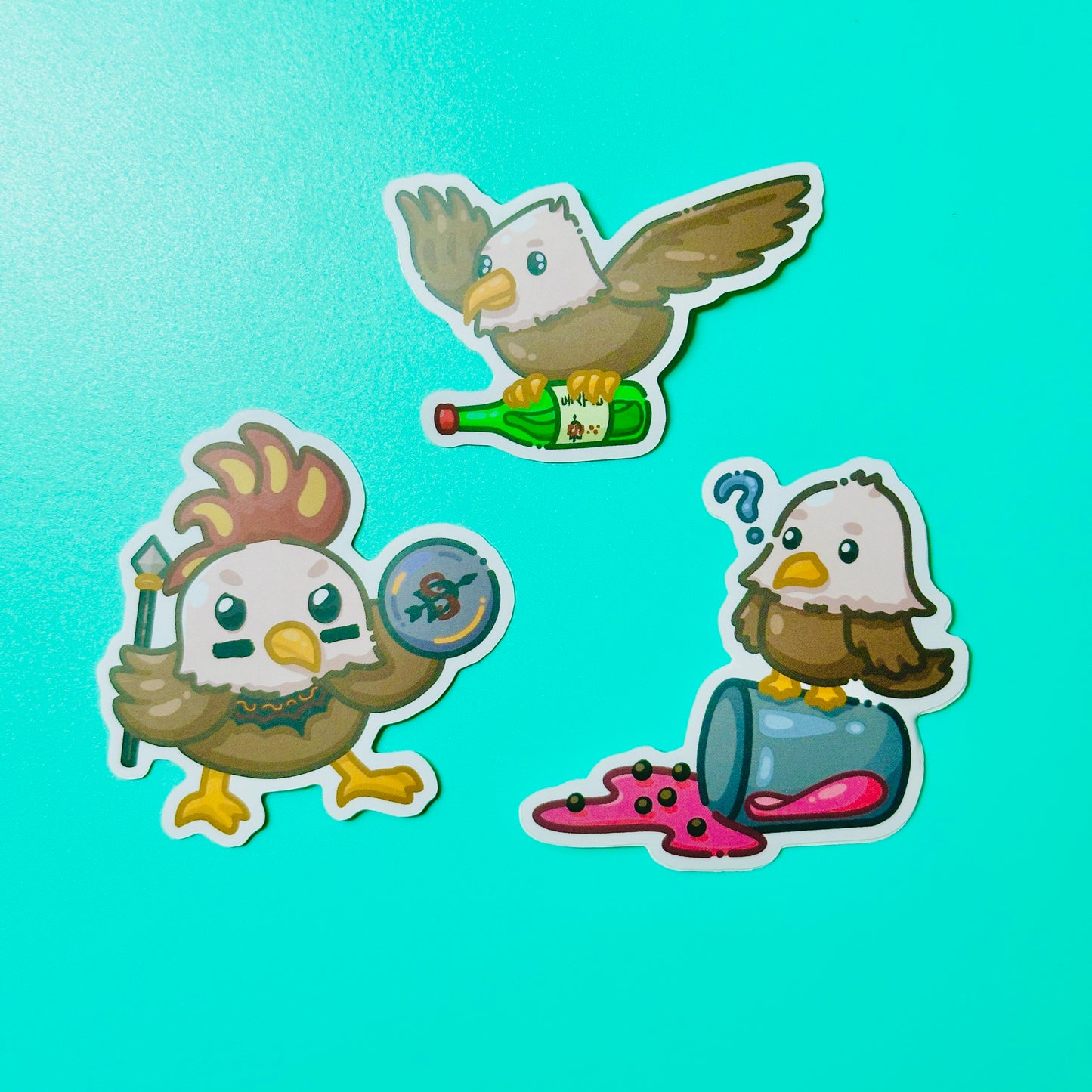 Eagle Stickers inspired by SDSU Aztecs (Ver. 1)