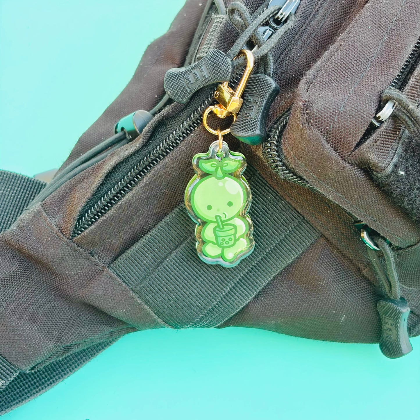 Smisk with Boba Keychain
