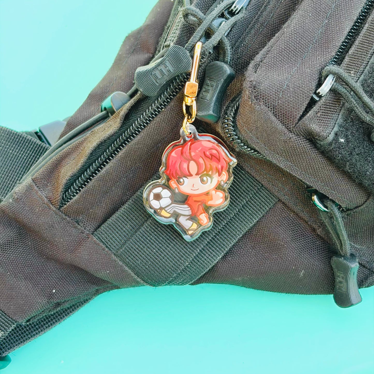 Jiji, and he loves playing soccer