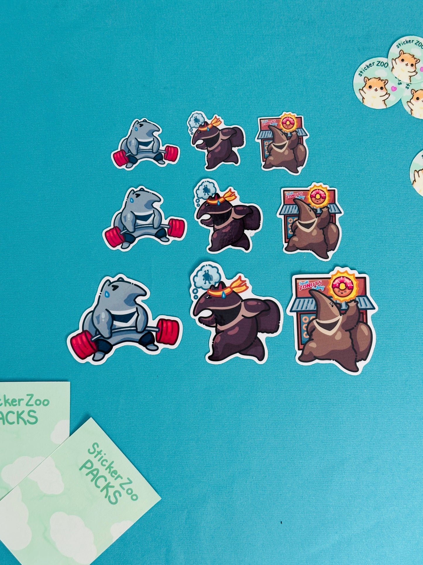 Anteater Stickers inspired by UC Irvine