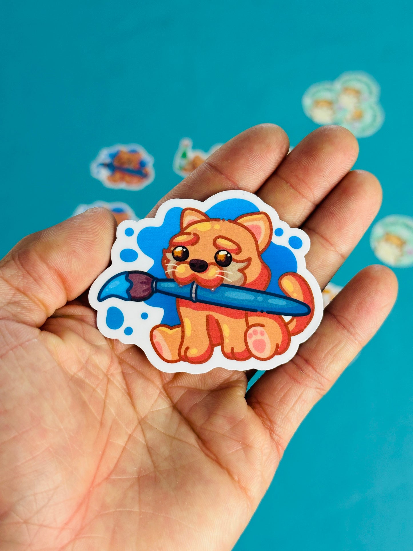 Cougar Stickers inspired by CSU San Marcos