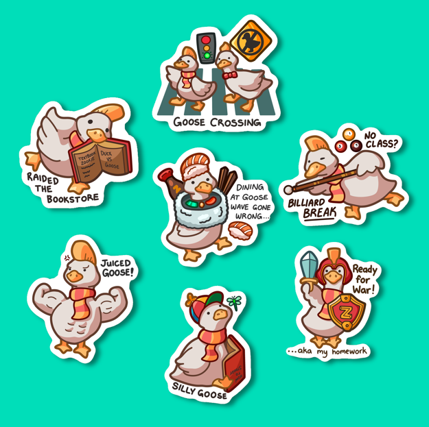 Loosie Stickers (Goose Stanislaus from 9/14)