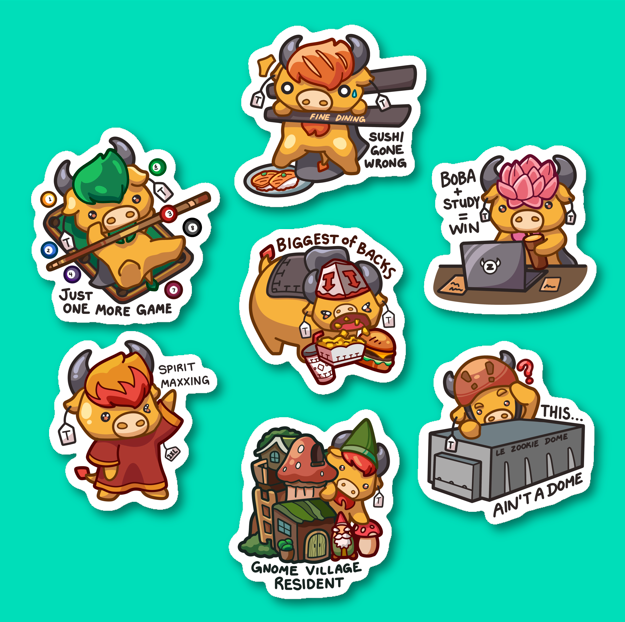 Torrie Stickers (Bull Dominguez Hills from 9/15)