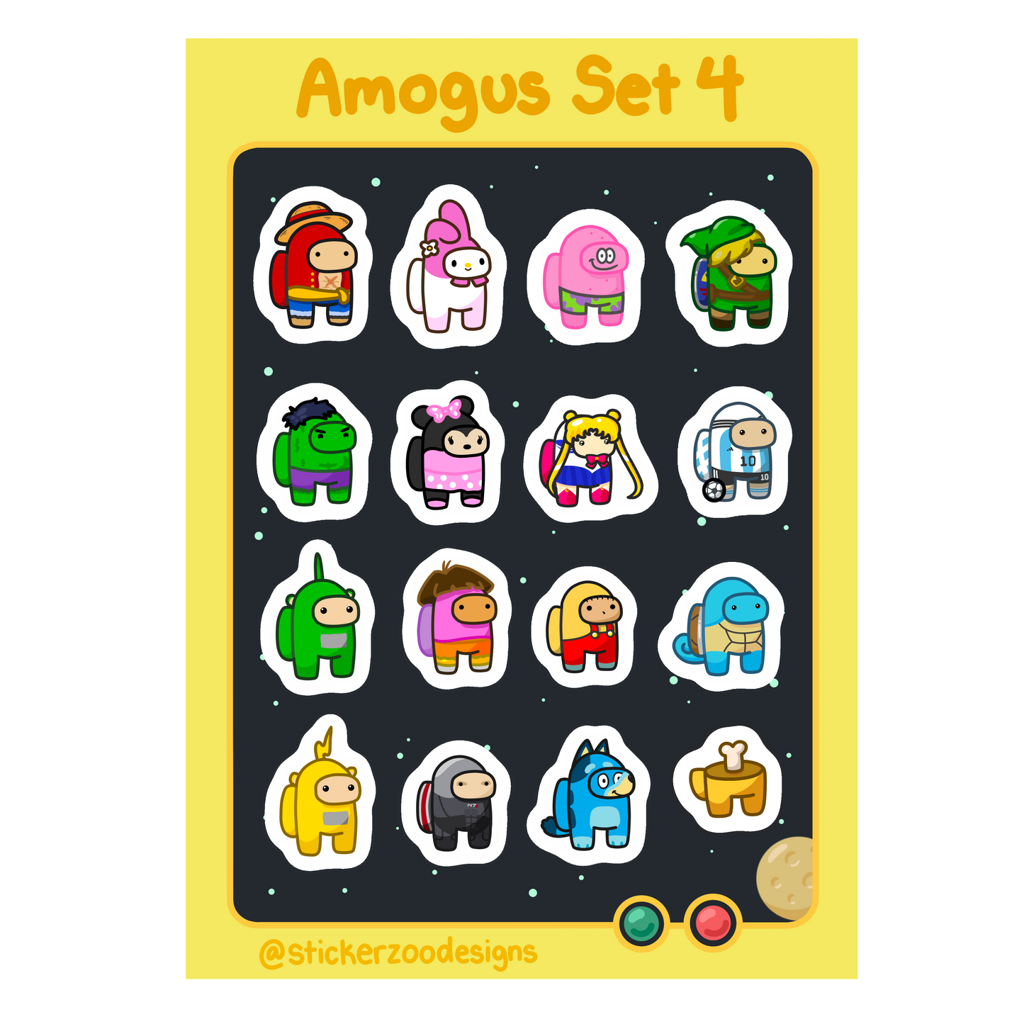 Crewmates Multiverse: Set 4 Sheet