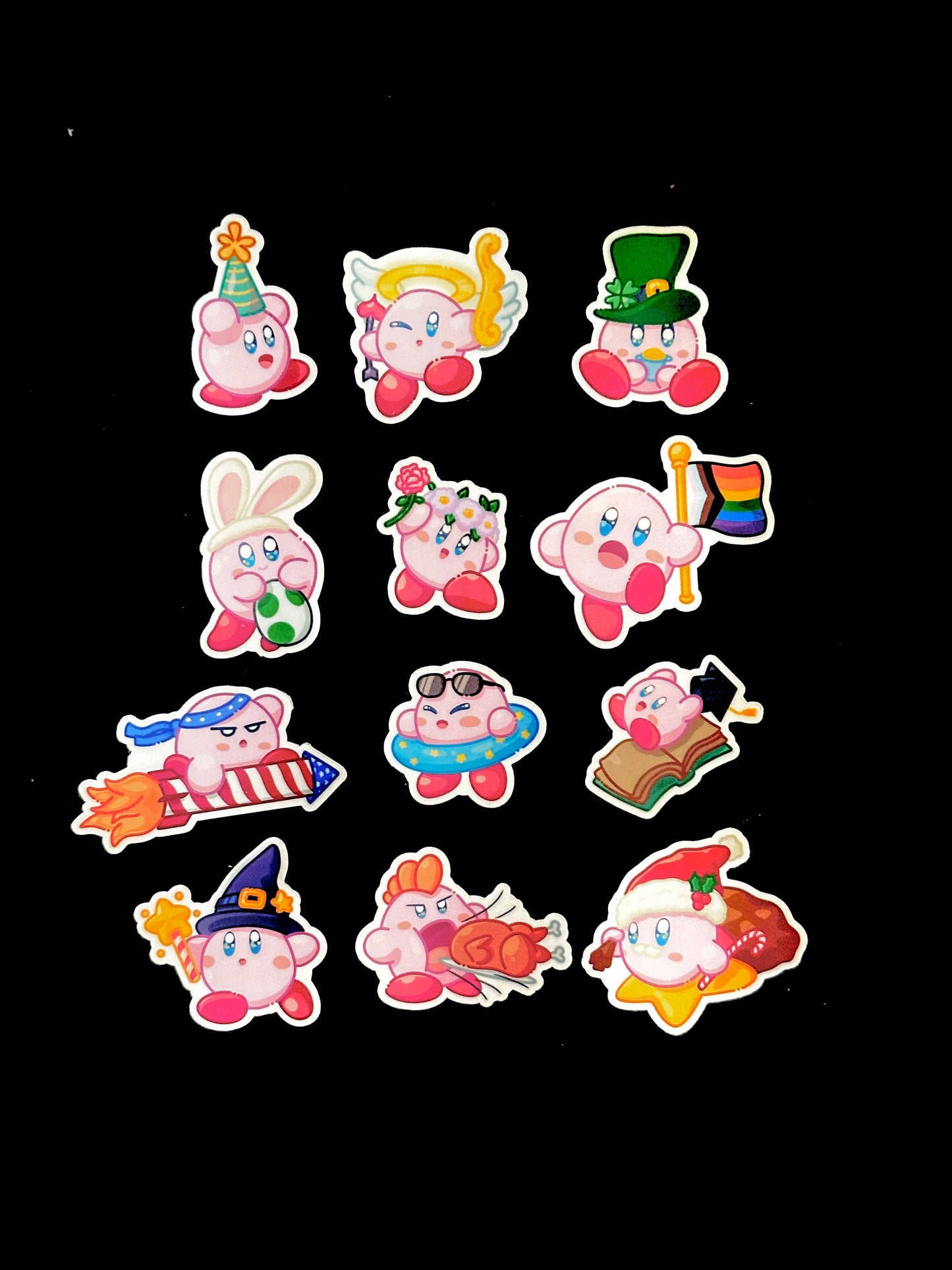 Pink Blob based on each Month of the Year