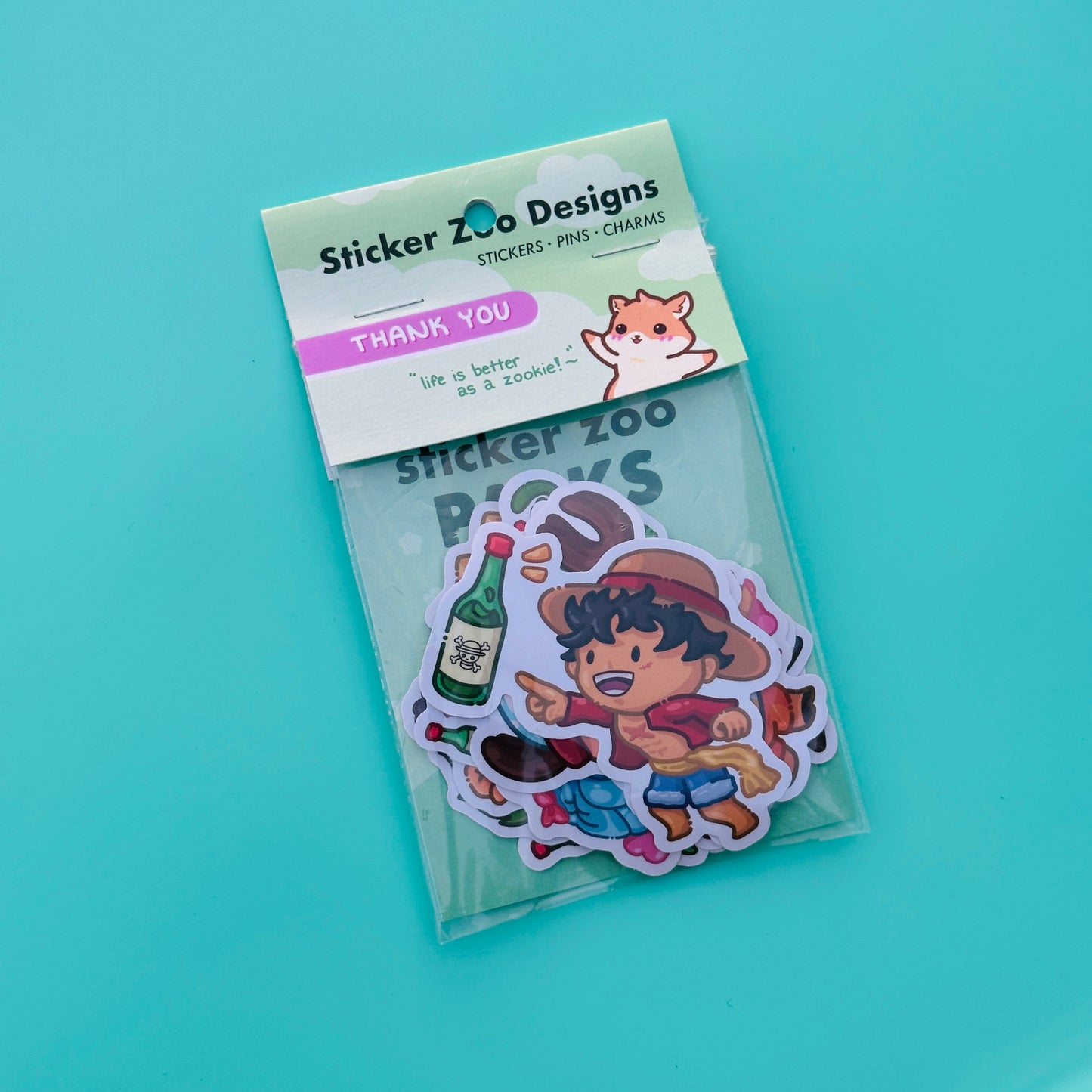 Straw Hat Pirates Stickers (Pack)