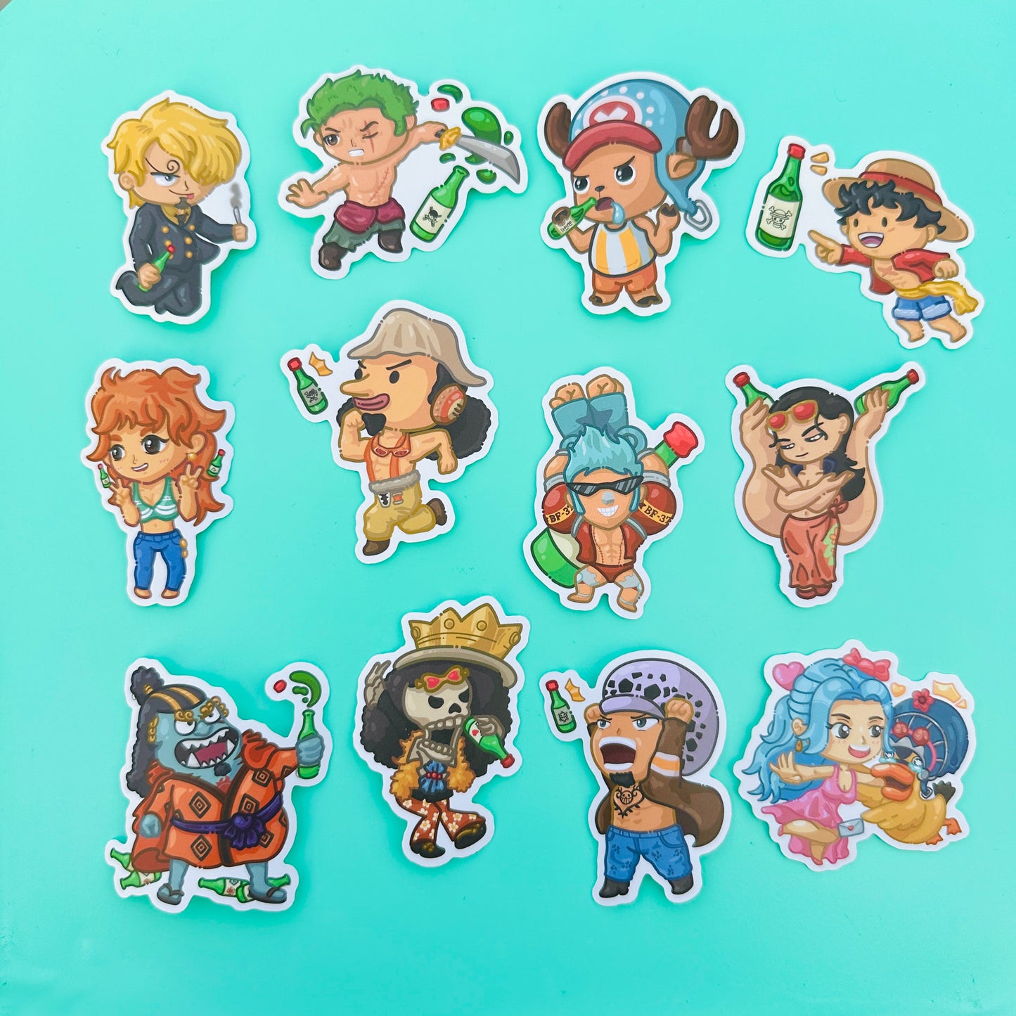 Straw Hat Pirates Stickers (Pack)