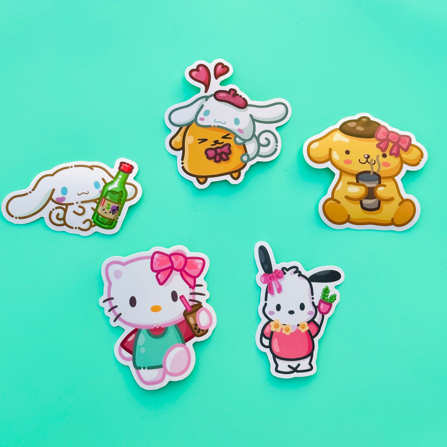 Cute Sanny Animals Stickers (Pack)
