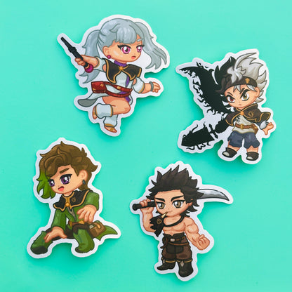 Magic Black Bulls Stickers (Pack)