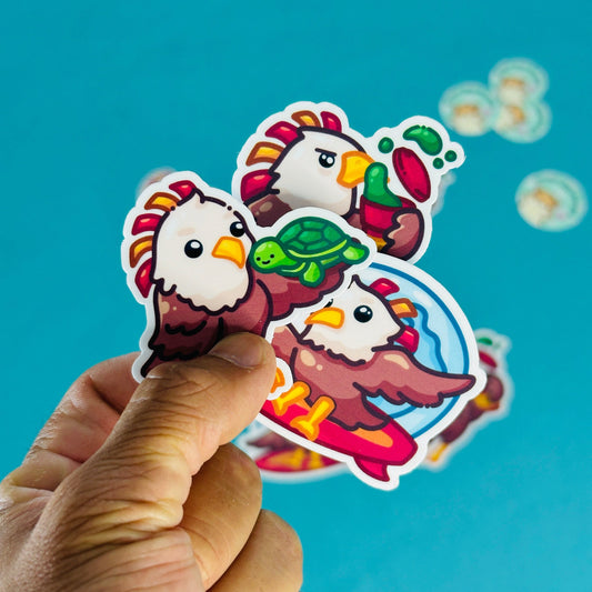 Eagle Stickers inspired by SDSU Aztecs (Ver.2)