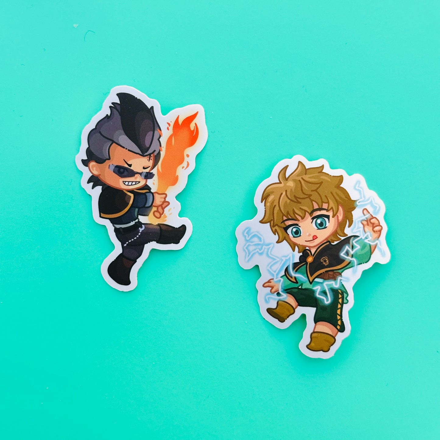 Magic Black Bulls Stickers (Pack)