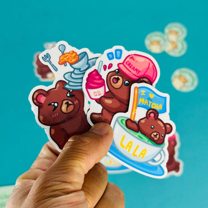 Bear Stickers inspired by UCLA Bruins (Ver.2)