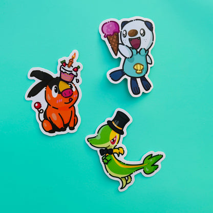 Pocket Friend Starter Stickers (Pack)
