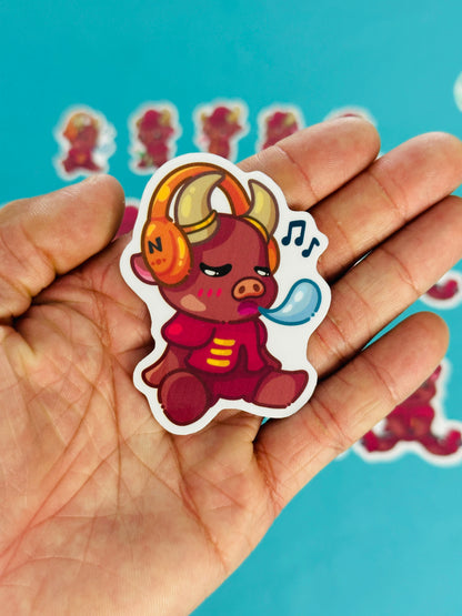 Bull Stickers inspired by CSUN Matadors