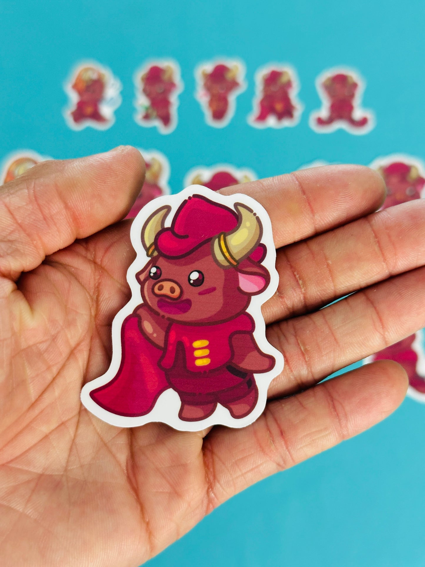 Bull Stickers inspired by CSUN Matadors