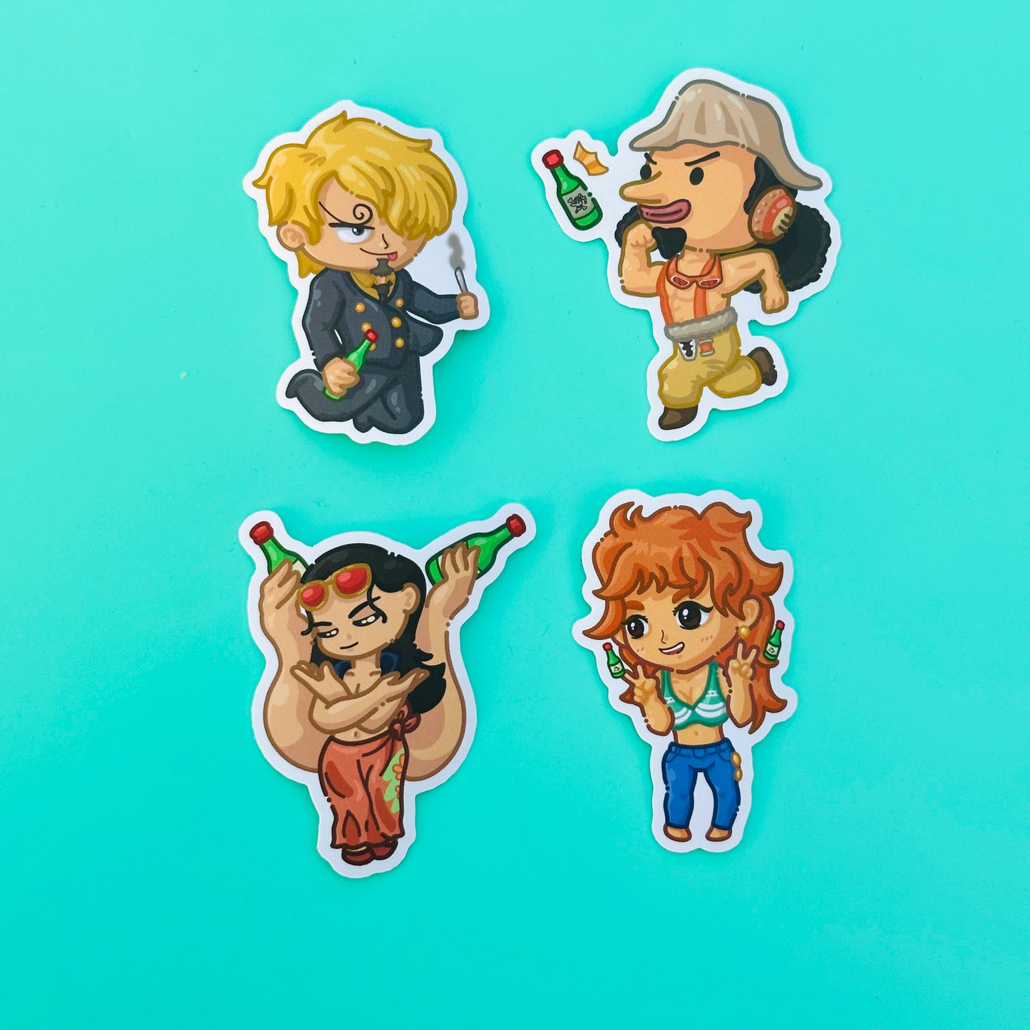 Straw Hat Pirates Stickers (Pack)