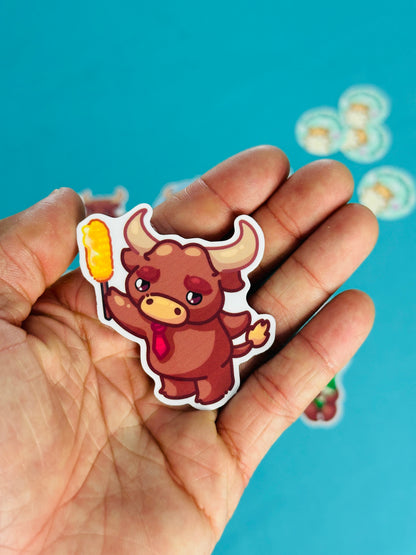 Bull Stickers inspired by CSU Dominguez Hills