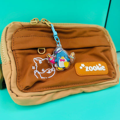 Blue Penguin Double Wielding Boba