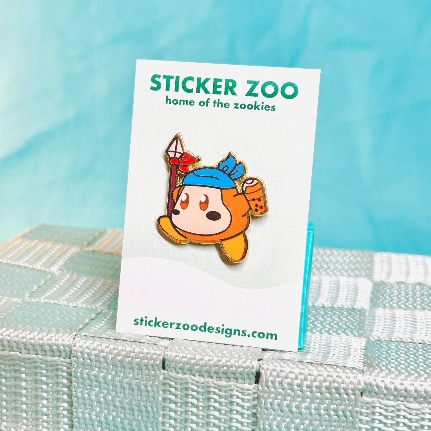 Waddle with Bandana and Spear Pin