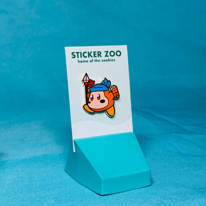 Waddle with Bandana and Spear Pin