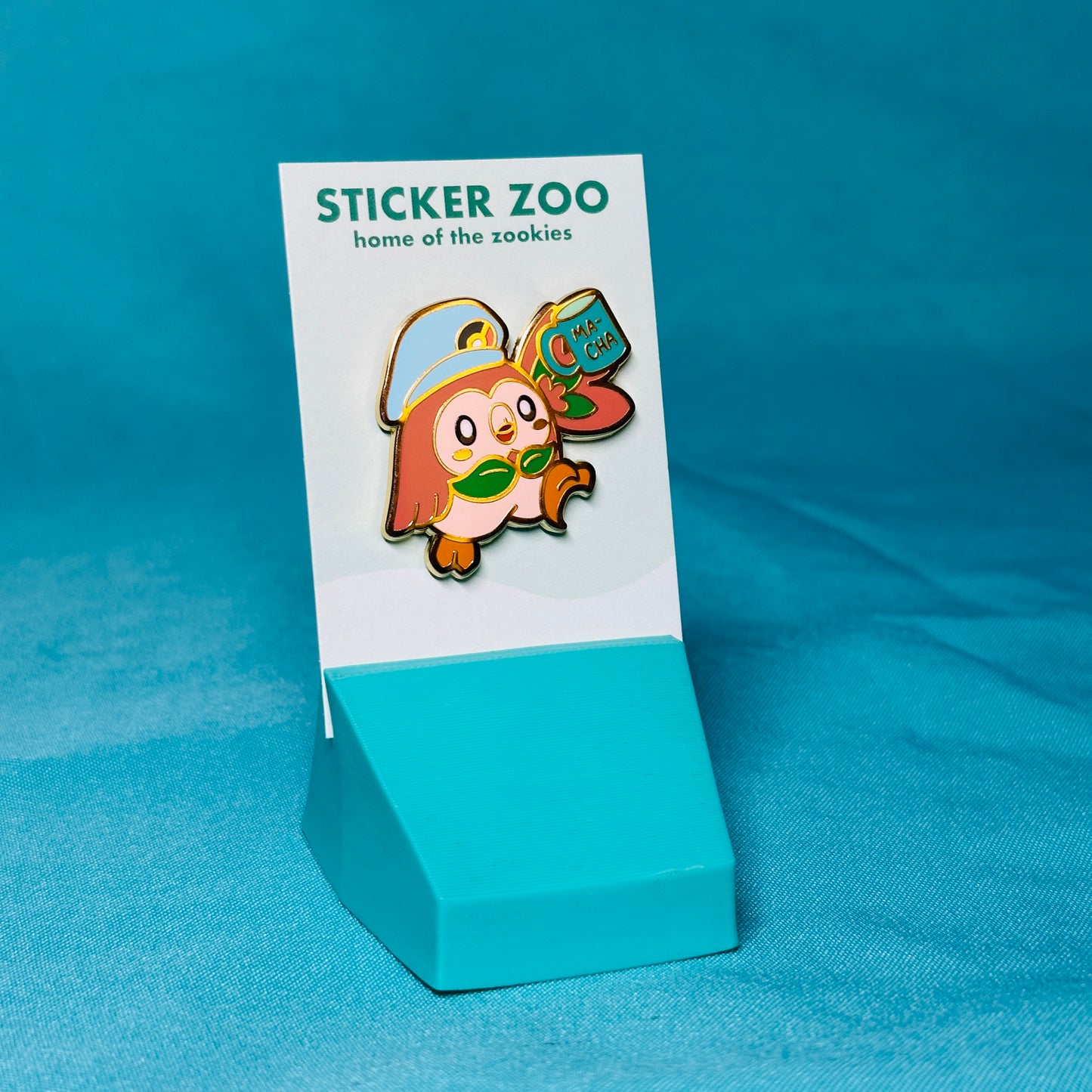Matcha Owl Pin