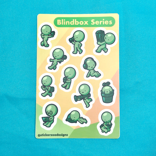Blindbox Series Sticker Sheet