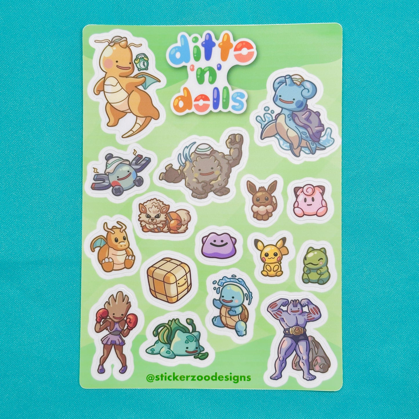 Ditto 'n' Dolls Sticker Sheet