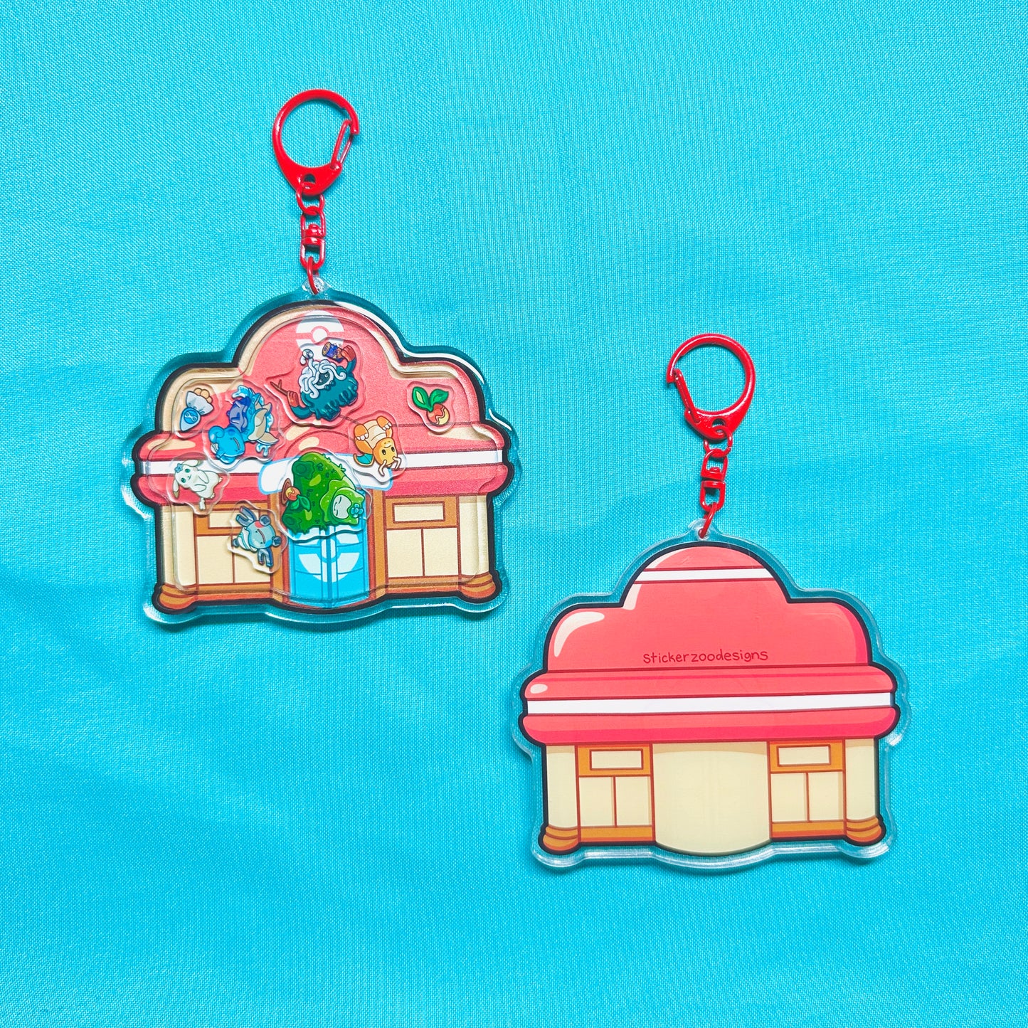 Pocket Buddy Utopia Shaker Keychain