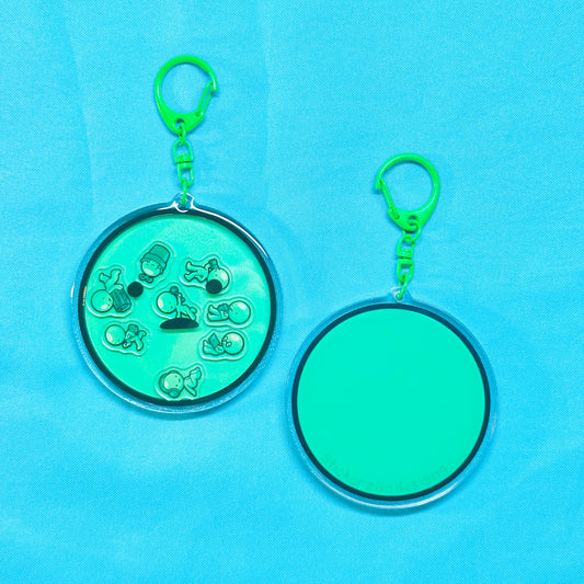 Green Guy Shaker Keychain