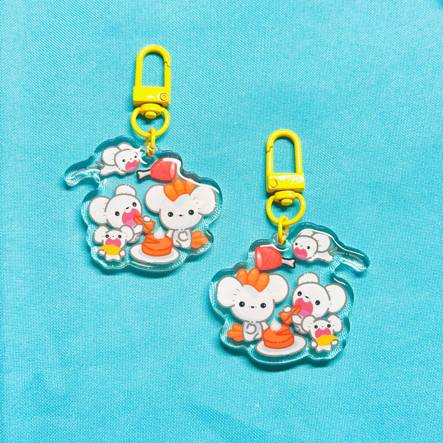 Maus Family Keychains