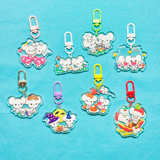 Maus Family Keychains