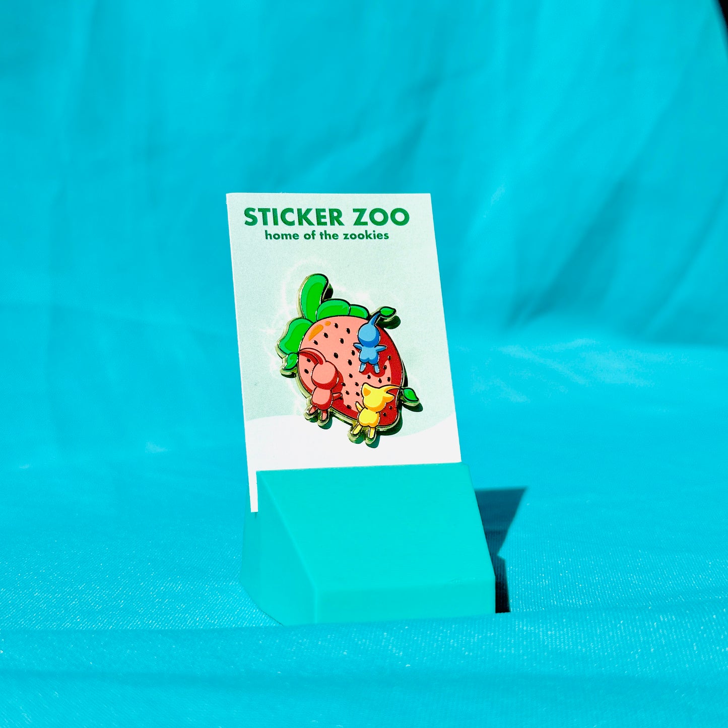 Pikmen on Strawberry Pin