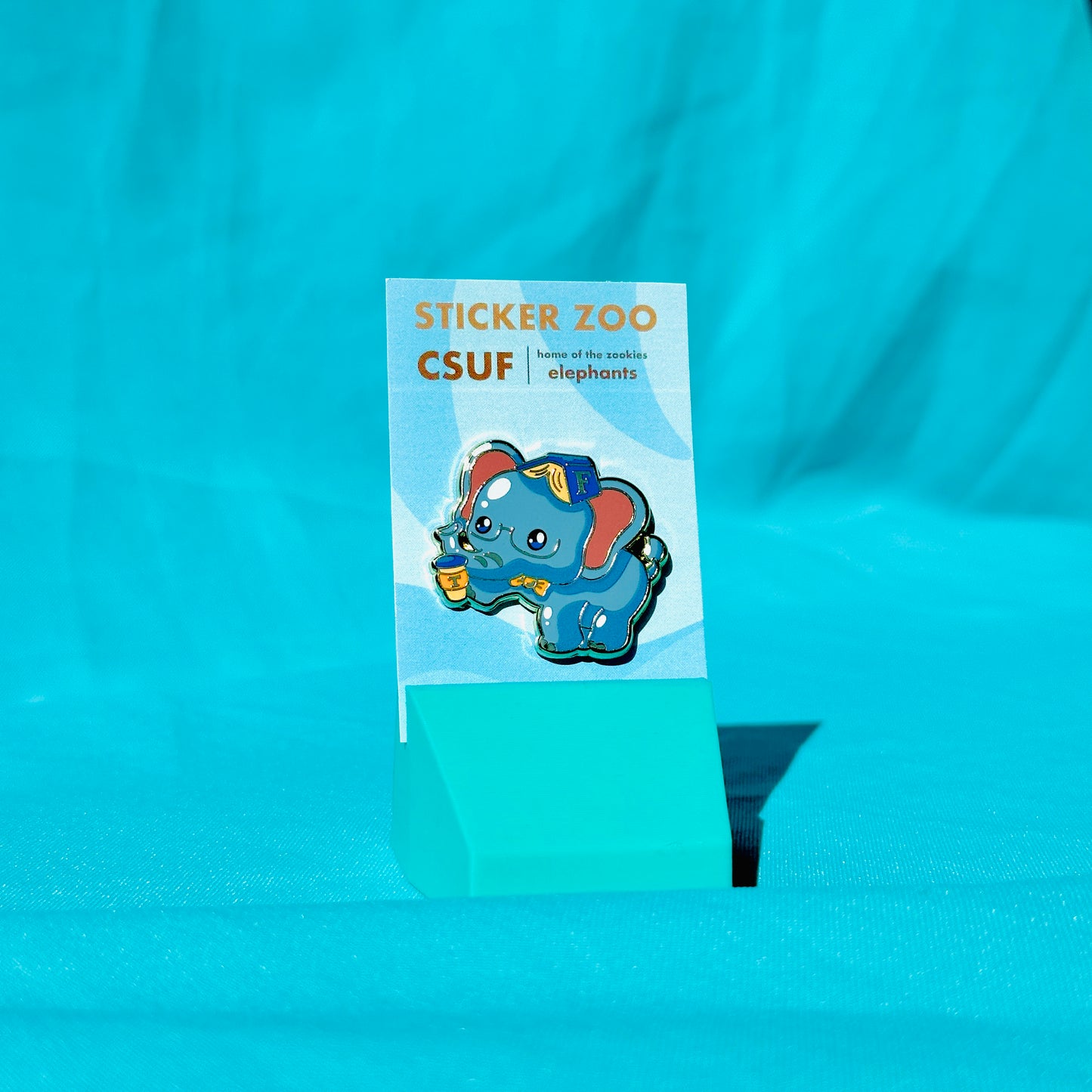 Elephant based on CSU Fullerton Pin