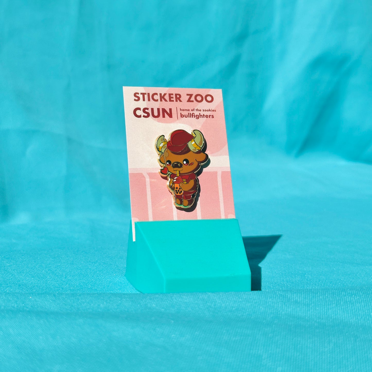 Matador Bull with Boba based on CSU Northridge Pin