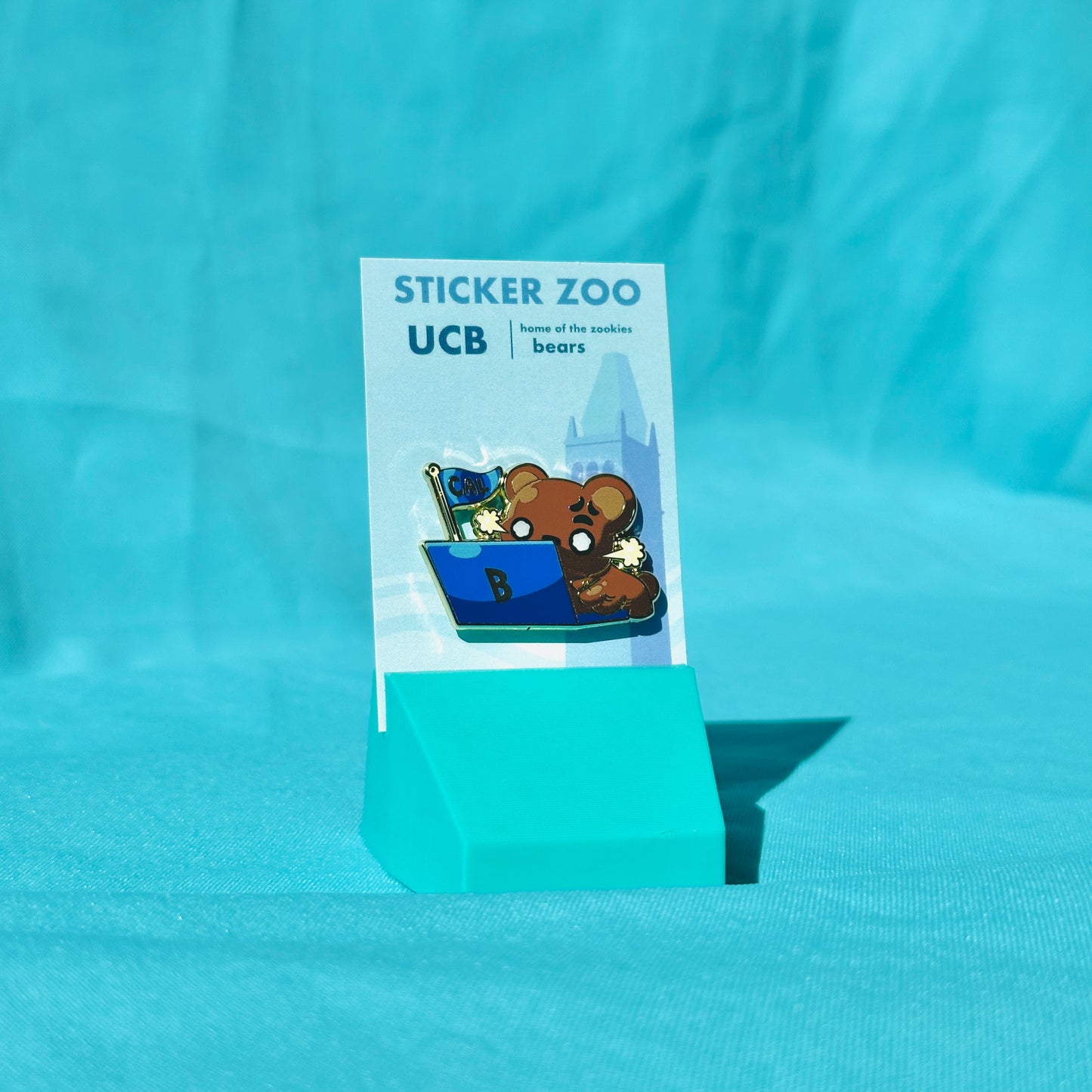 Bear Mashing Laptop based on UC Berkeley Pin