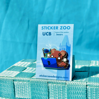 Bear Mashing Laptop based on UC Berkeley Pin