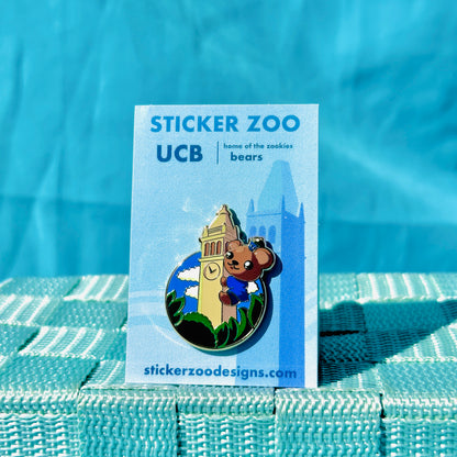 Bear Climbing Tower based on UC Berkeley Pin