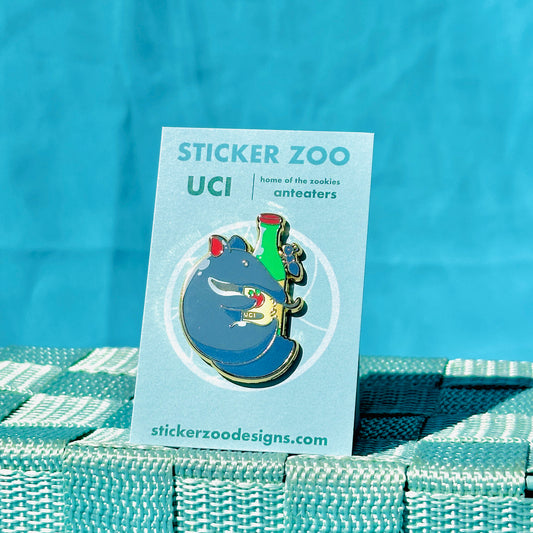 Anteater Hugging Soju based on UC Irvine Pin