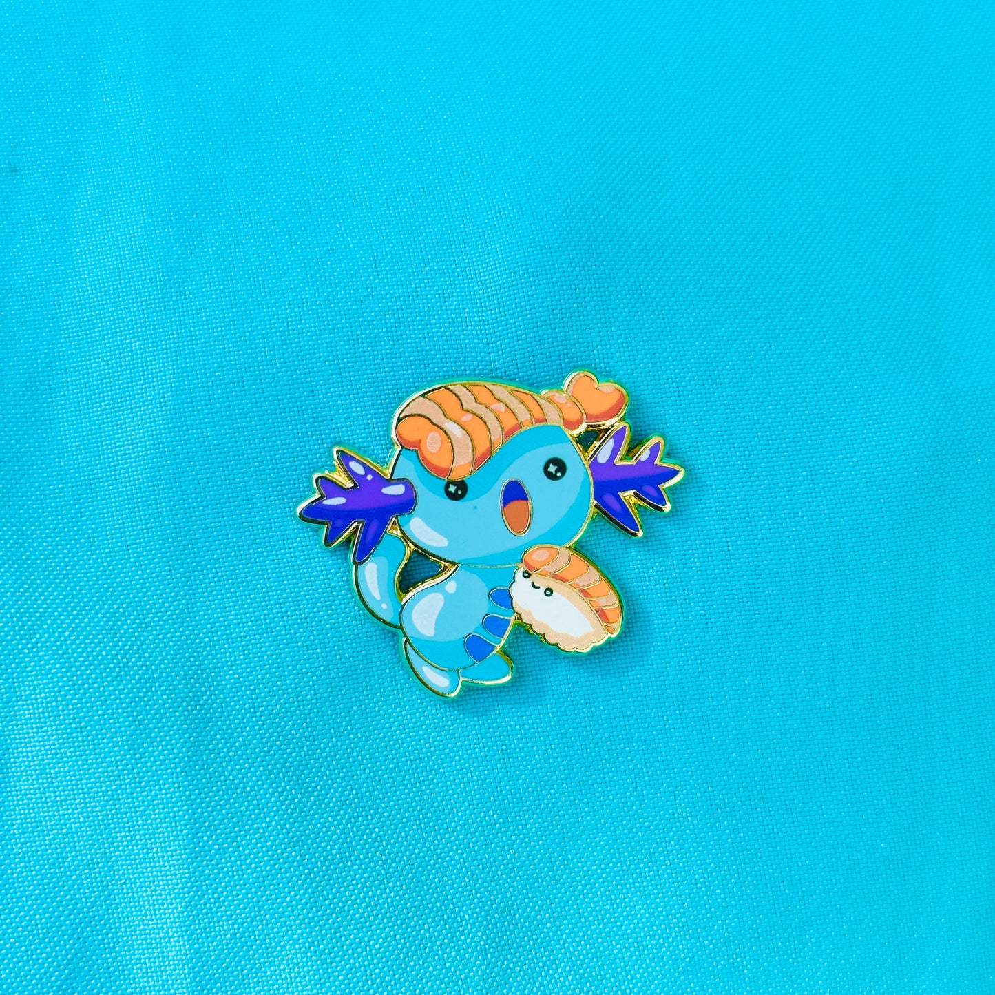 Axolotl with Sashimi Pin